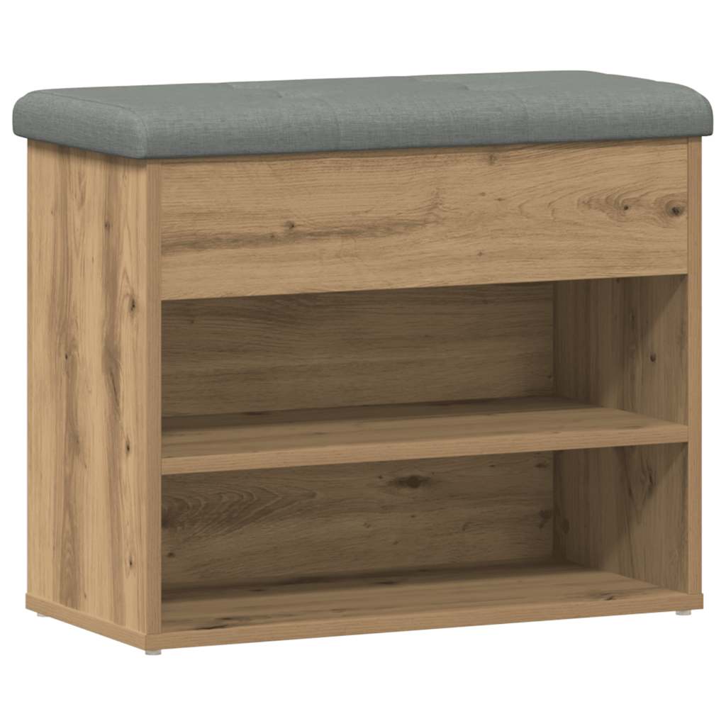 Shoe Bench Artisan Oak 62 x 32 x 50 cm Particleboard