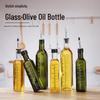 Automatic Glass Oil & Vinegar Dispenser with Transparent Bottle for Kitchen Use