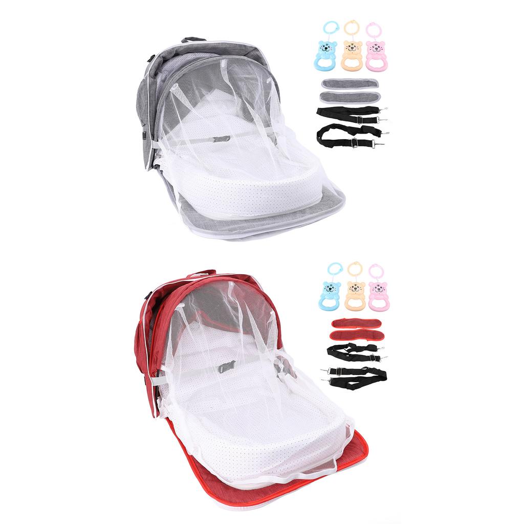 Baby Reise-Tragewiege Multifunktionale Tragbare Tragewiege Faltbares Leichtgewicht Bett Kinderbett für Reisen