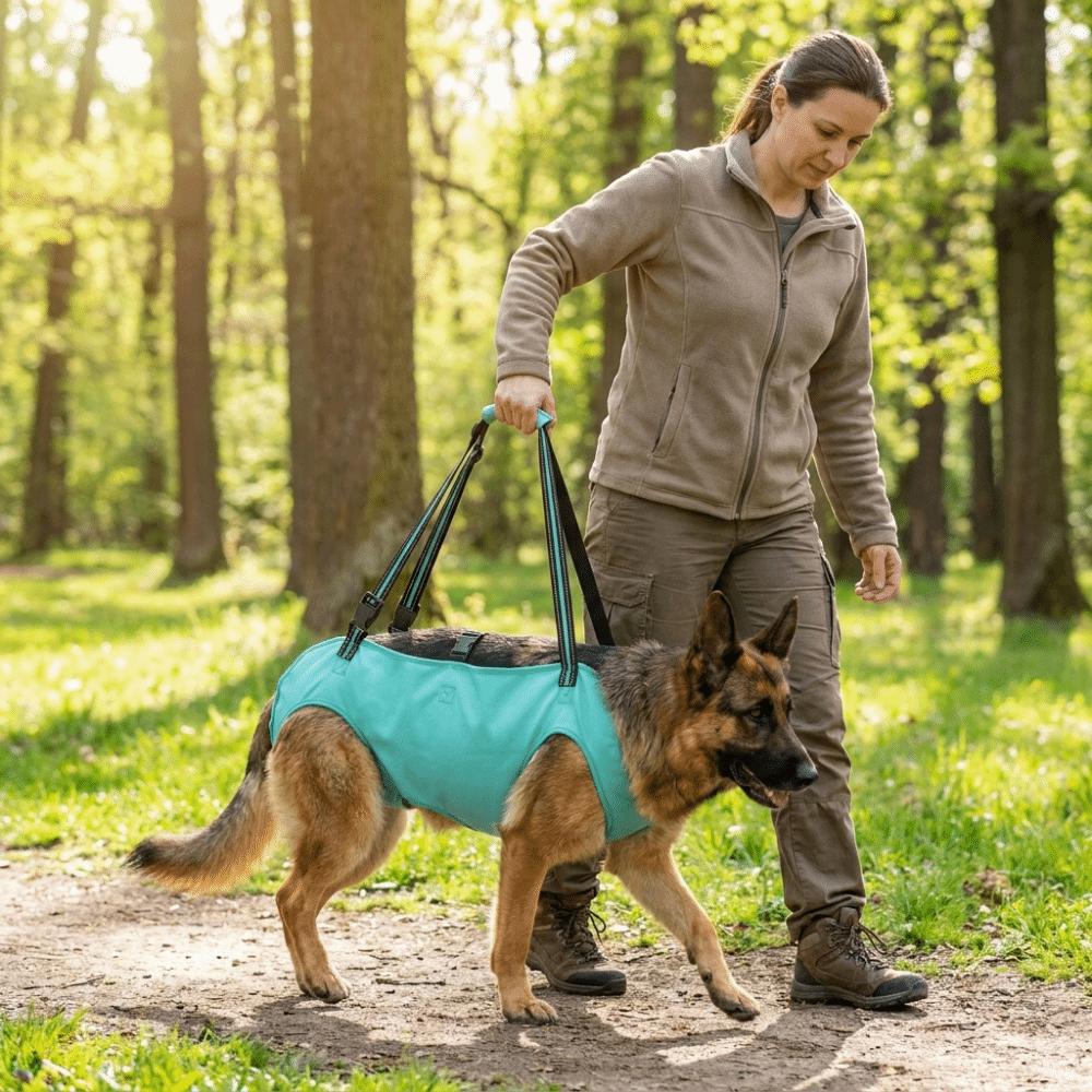Adjustable Dog Lift Harness Thickened Grip Pet Auxiliary Vest Pet Support Sling  Disability Aid