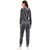 Velvet Velour Tracksuit Set Women Soft Stretch Lounge Zip Up Hoody and Jogger Pants Relaxed Sports Outfit