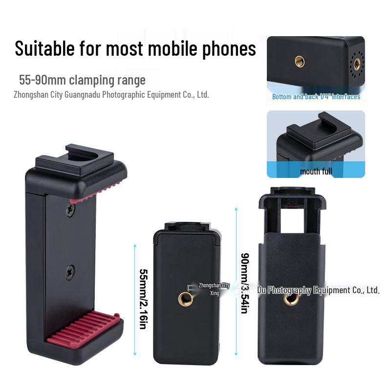 Universeller Kaltfuß-Handyclip mit Vlog-Fülllicht für Fotografie