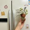 Dried Flower Refrigerator Magnet Handmade Natural Plants Decorative Fridge Magnet Home Office Whiteboard Locker Decor Housewarming Gift