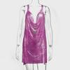 Sequined V-Neck Backless Sling Dress - 2025 Nightclub Hot Sale