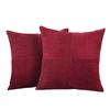 Corduroy Throw Cover - Color Design for Living Room Sofa Cushion