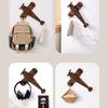 Fun Airplanes Design Solid Wood Wall Hook For Childrens Room Decorative Key Holder And Easy Installation