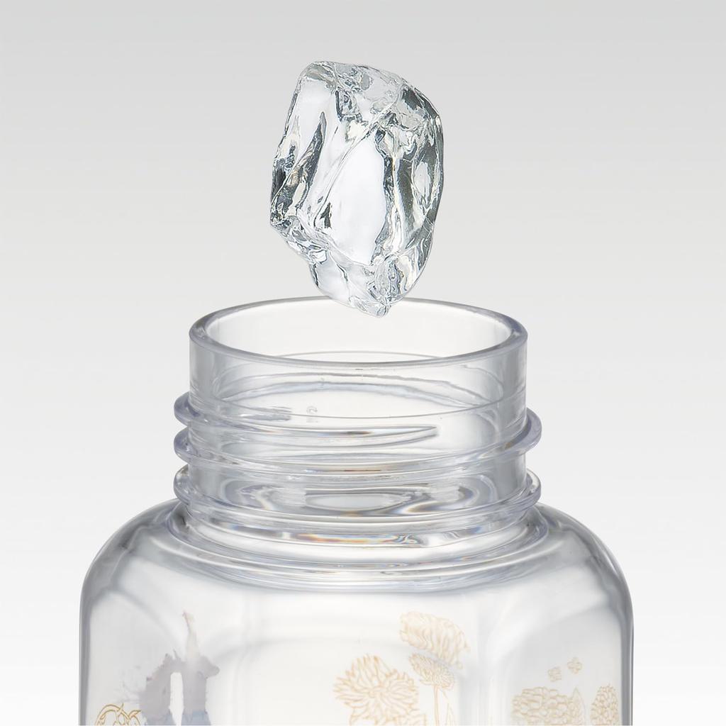 Skater Easy-to-Grip Hexagonal Plastic Water Bottle, 350ml, Blow-Dry, for Adults and Kids, Transparent, Lightweight, Clear, My Bottle, Peter Rabbit