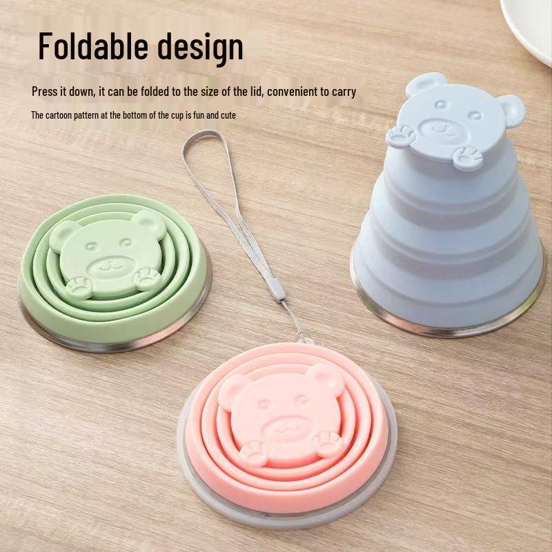 Travel Essential: Foldable Silicone Cup for Kids - Portable & Durable