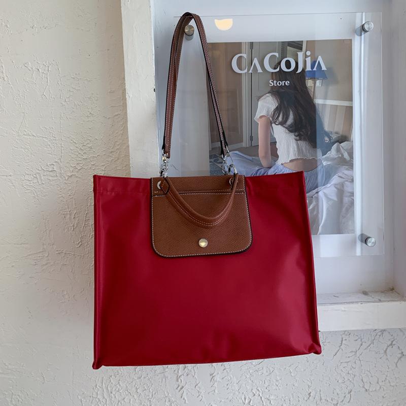 Casual Large-capacity Cloth Bag Women's New Lightweight and Versatile Commuter Shoulder Bag Portable Tote Bag