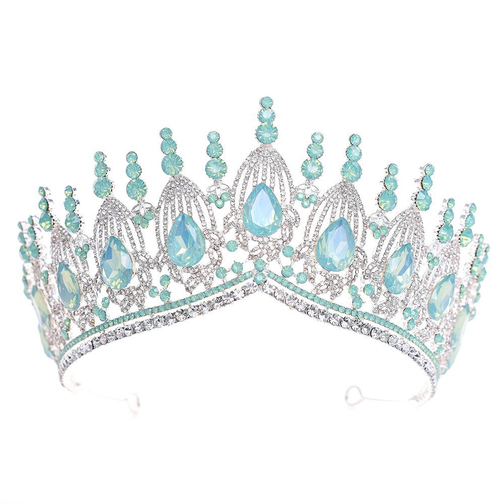 

Изысканная и Роскошная Тиара со Стразами в Стиле Барокко, Полностью Бриллиантовое Украшение для Волос, Свадебный Головной Убор Невесты, Аксессуары для Свадебного Платья