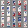 50 Cute Waterproof Cartoon Flower Bookmarks & Decorative Stickers for DIY Journals and Phone Cases