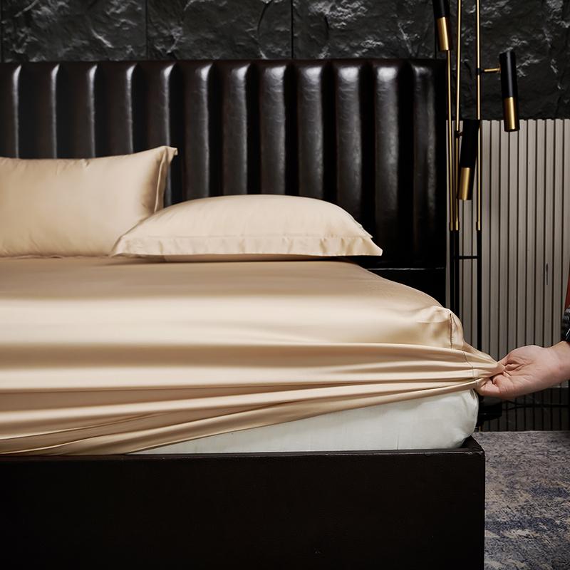 600TC Lyocell Bamboo Fiber Silky Cool Feeling Bedding Set Single Double Queen King Size Duvet Cover Bed Sheet Set Pillowcases