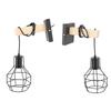 Cage Wall Sconce Shade Easy Installation Industrial Look Cage Wall Light Shade for Home Living Room Kitchen