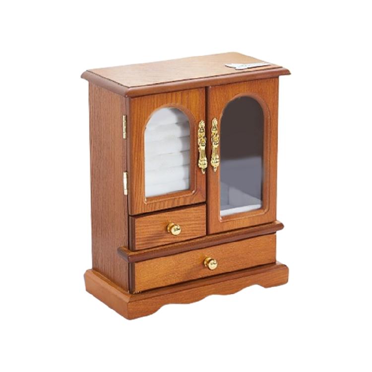 

Sophisticated Wood Jewelry Container with Drawers Home Accessory Portable Decoration for Collectors and Enthusiasts 1