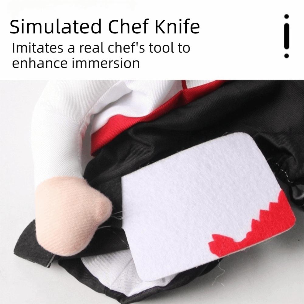 Creative Adjustable Pet Funny Chef Costume Comfortable Breathable Pet Cook Outfit Polyester Dog Cosplay Costumes Halloween