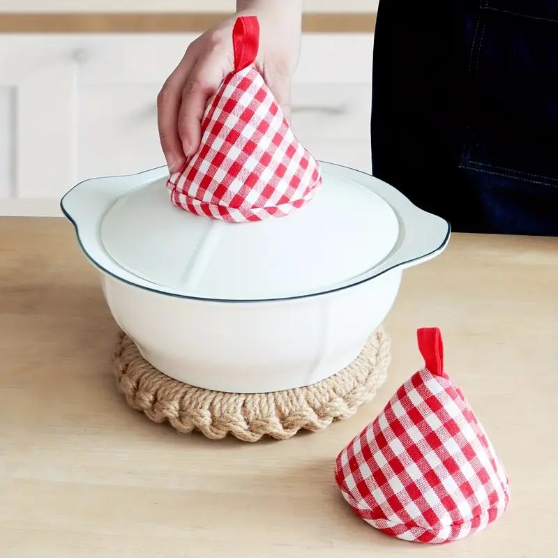 1KS Víko na hrnec Trojúhelníkový klip na ucho hrnce Kuchyňská izolační rukojeť hrnce Kryt ucha kastrolu Litinový hrnec Kryt ucha Víko proti opaření