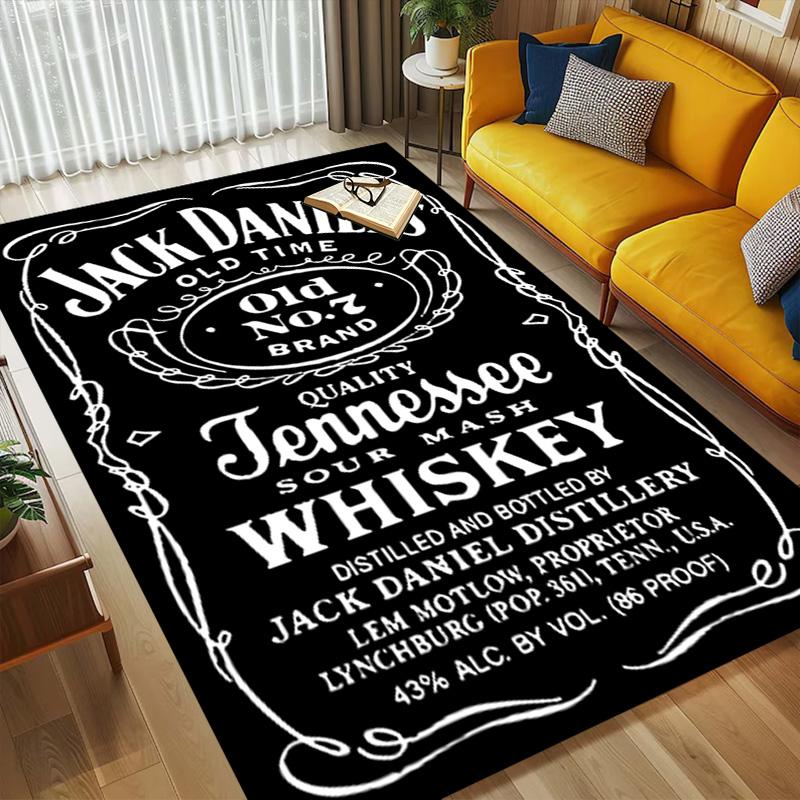 Jack Daniel'S Living Room Nonslip Area Rug Soft Carpet For Bedroom Game Playroom Sofa Office Home Decor Doormat Christmas Gift C926368