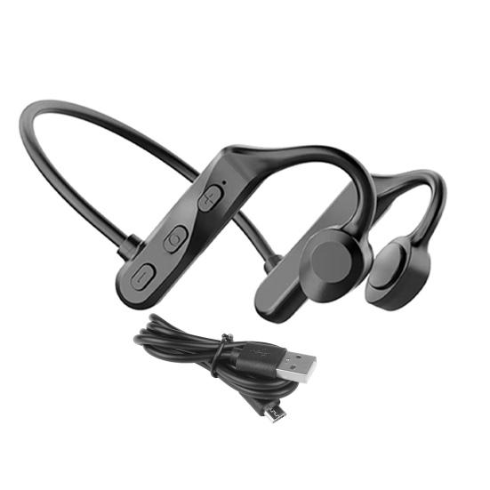 Bone Conduction Earphone 3D Stereo Bass Ear Hook Bluetooth-compatible 5 Sport Headphone Wireless