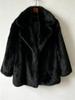 Autumn and winter new fur coat feeling suit collar imitation fox fur coat large size
