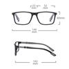 Pochromic Reading Glasses TR90 Distance and Near Men's and Women's Presbyopia Glasses +1.0+4.0
