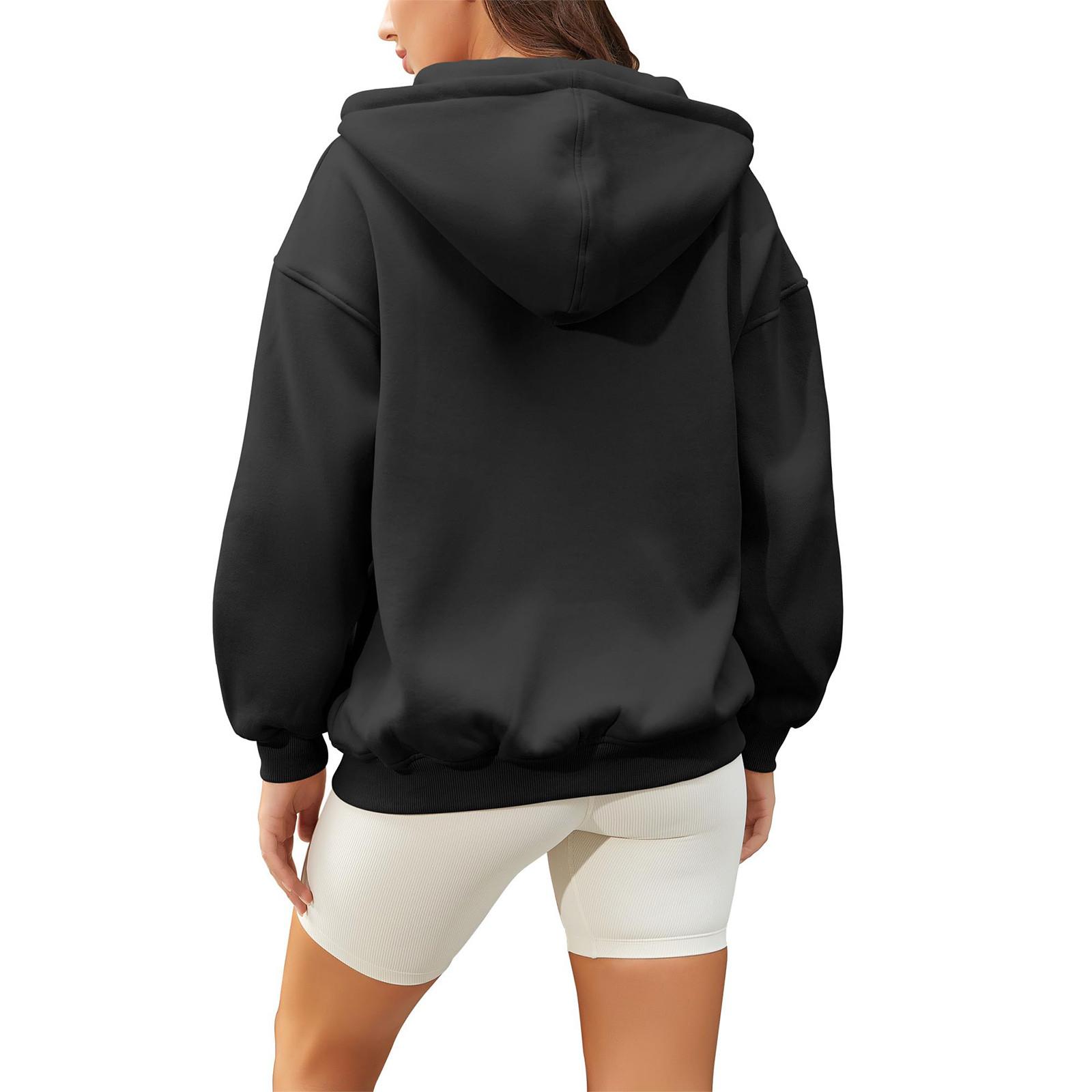 Женские толстовки с капюшоном на молнии с длинным рукавом — фото 3