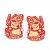 Horse Year Door Sticker, Cartoon Zodiac Blessing, Chinese Decoration, Seasonal Wall Art