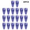 20pcs OD6.5 Cable Connector Plug Cover CAT5E CAT6 RJ45 Ethernet Network Cable 10 Colors Strain Relief Boots RJ45 Connector Caps