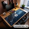 Large Mouse Pad Manchester City Print Custom Name Text Desk Mat for Office Gaming