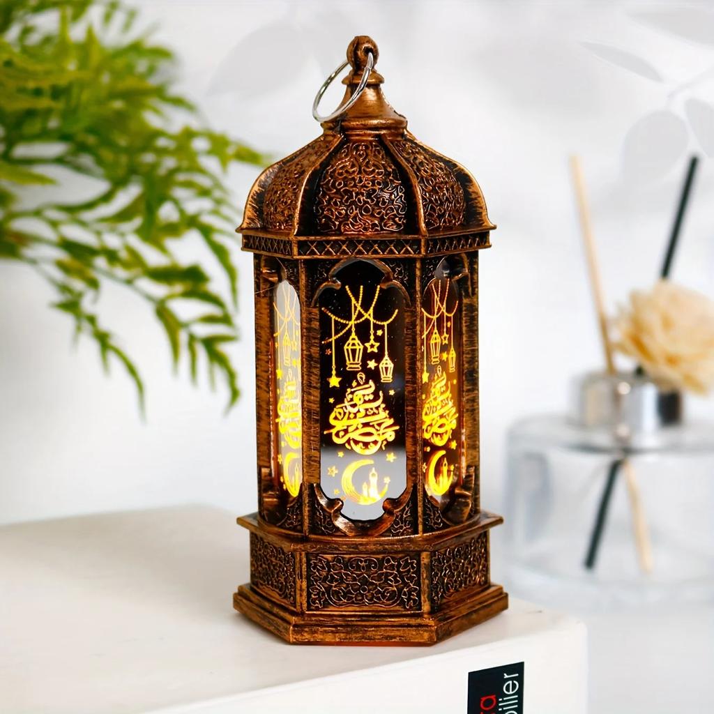 Ramadan Decoration Lantern Light 2024 Islamic Muslim Festival Party LED Lantern Ramadan Kareem Decorations for Home Accessories