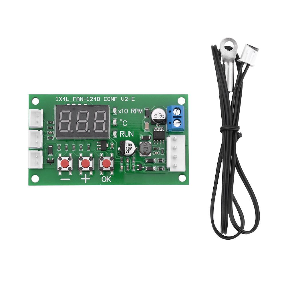 DC12V-48V Digitaler PWM-Lüfterdrehzahlregler mit Display für EC/EBM-Lüfter