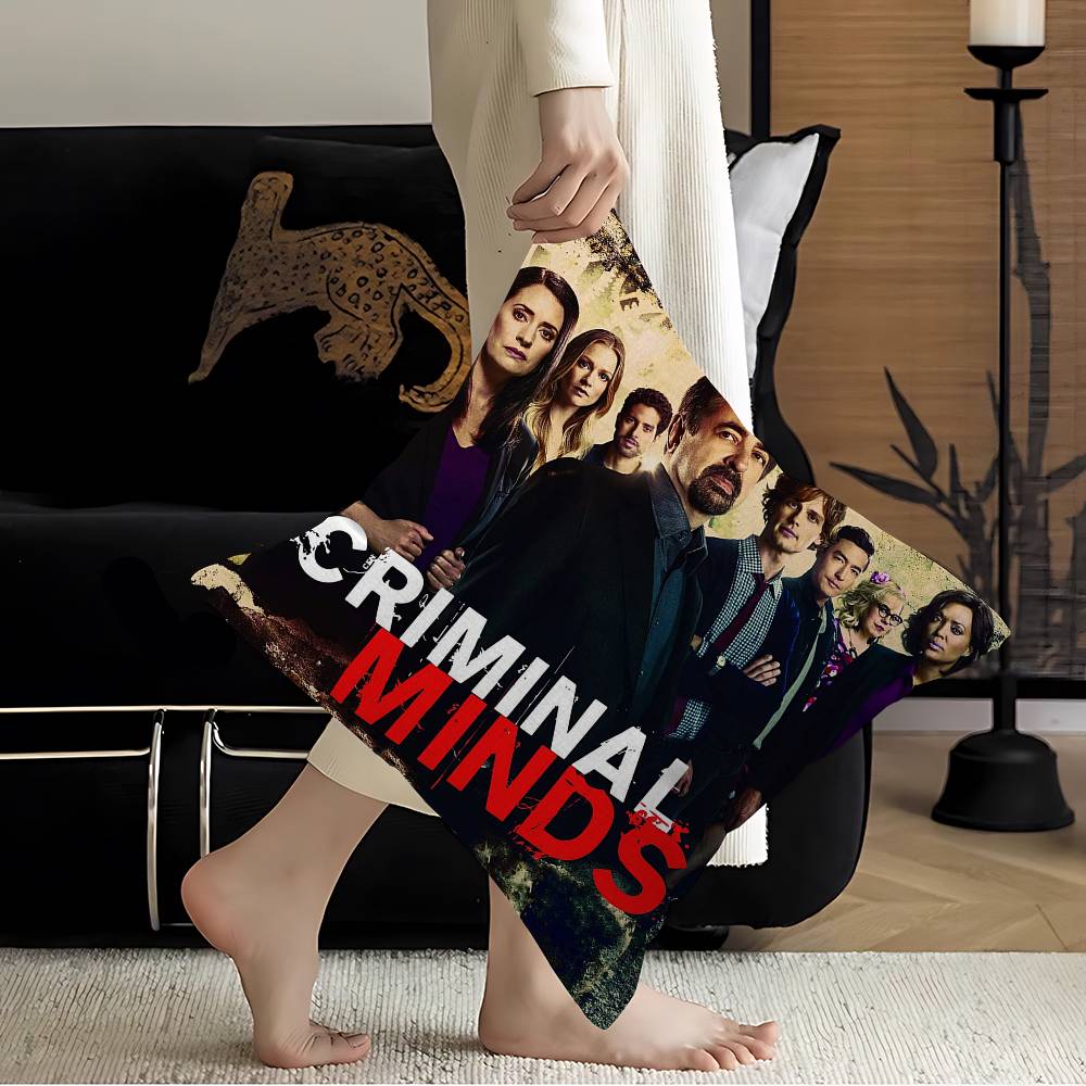 Criminal M-Minds Cushion Cover Inches Farmhouse Decor Home Throw Pillow Covers For Couch Decorations