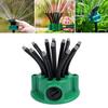 Irrigatore per Prato a 360 Gradi Irrigatore Multi-direzionale per Giardino Irrigatore con Tubo Flessibile Multi-braccio con Ugelli Spray Flessibili per Irrigazione Prato Giardino Tetto