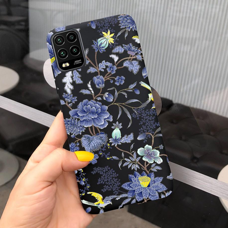 For Xiaomi Mi 10 Lite 5G Case Cute Cartoon Cow Soft-Touch Silicone Bag Back Cover For Xiomi Mi 10 Lite 5G Protector Bumper Funda