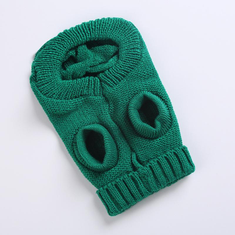 Winter Warm Pet Sweater for Dogs Cats Solid Dog Cat Clothes Puppy Dachshund Shih Tzu Gota Pullovers Kedi Dog Clothing Pull Chien