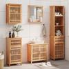 VidaXL Bathroom Furniture Set 5 Pcs Solid Walnut Wood 3185786