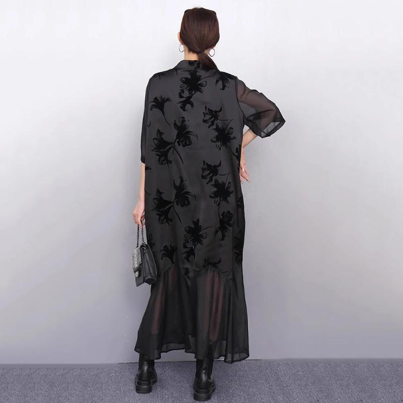 XITAO Patchwork Print Dress ZMY1282