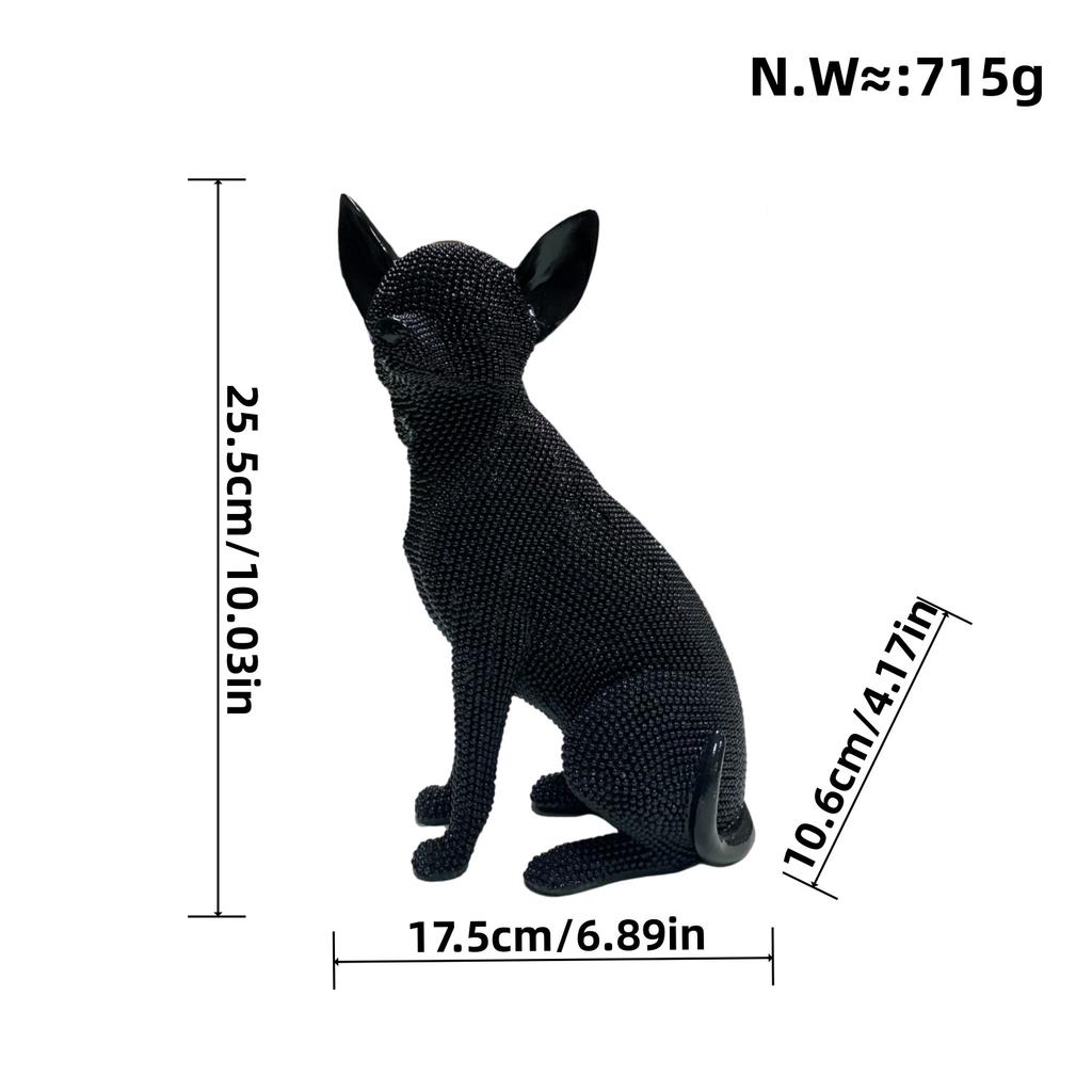 New Products Labrador Creative Living Room Ornaments Desktop Home Decoration Resin Crafts Housewarming Gift
