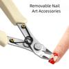Flat Nose Professional Nail Clipper Pointed Nose Heavy-duty Removal Pliers High Force Metal Chain Cutting Jewelry Making