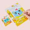 20pcs/set DIY Decorative Painting 3D EVA Foam Sticker Cute Cartoon Animal Puzzle for Household Wall Desktop Decoration TMZ