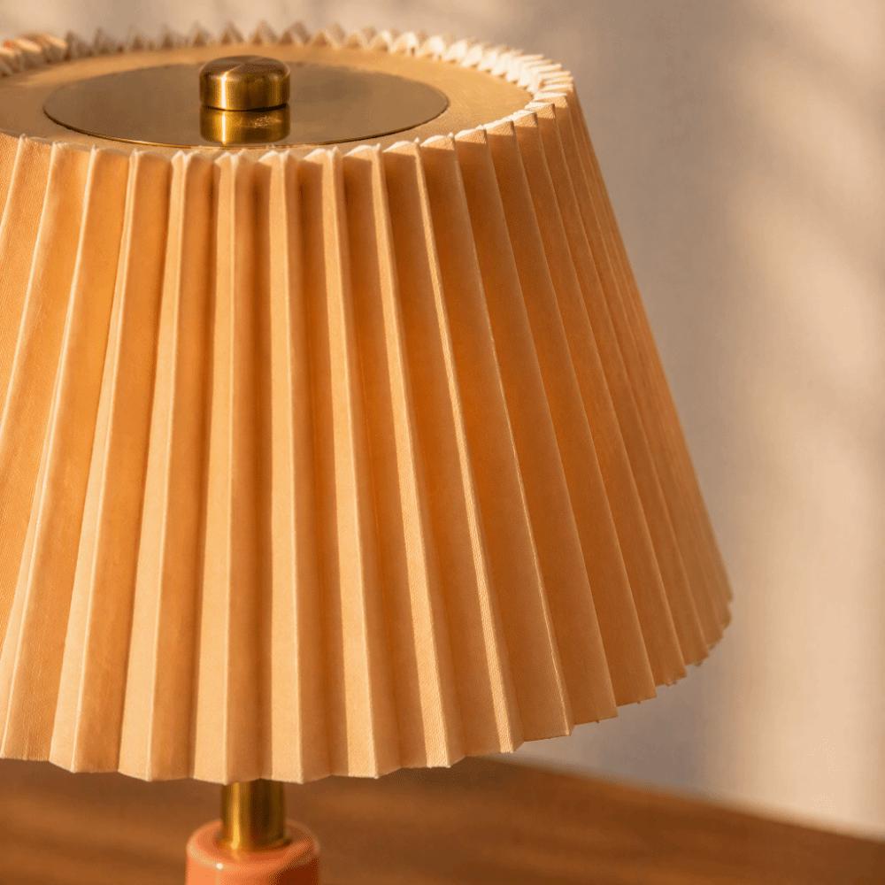 Ruffled Skirt Table Lamp Pleated Design Night Light Decorative Light Desk Lamp Bedroom