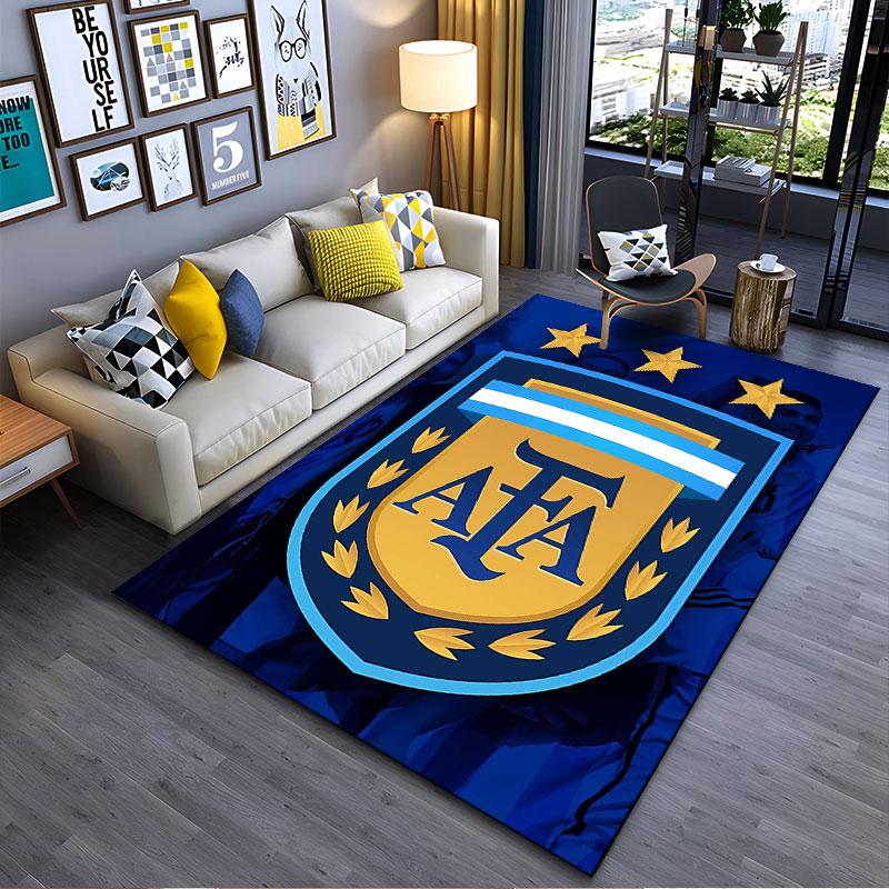 Argentina Football Emblem Carpet suitable as a non-slip mat for the living room or bedroom sofa