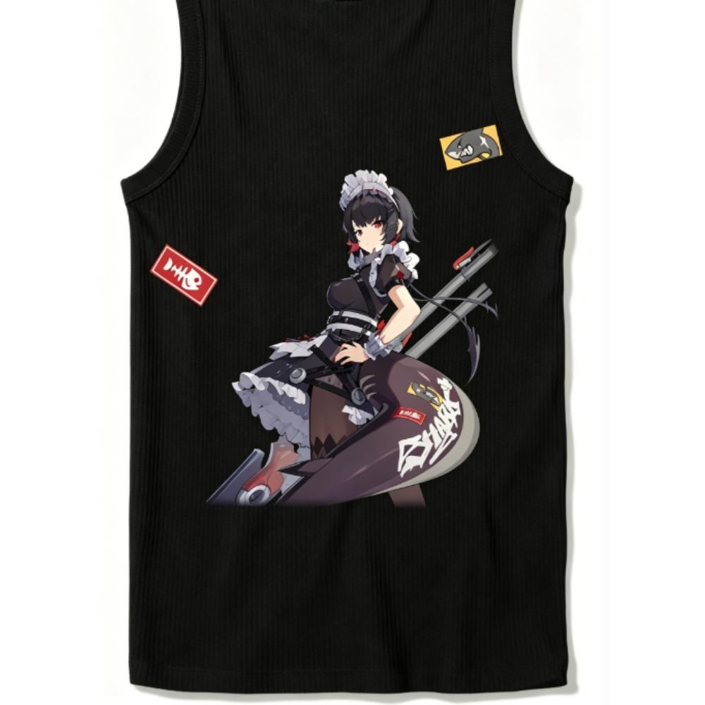 Zenless Zone Zero Ribbed Tank Streetwear Anime Lover New Model personality Clothes Year round clothing Unisex high quality soft hot product
