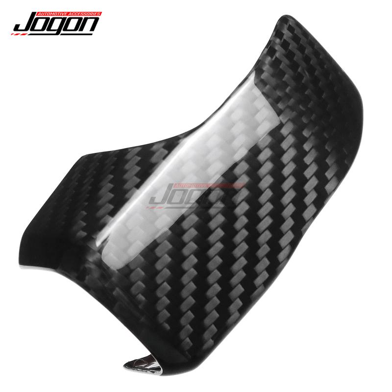 Real Carbon Fiber For Ford Bronco Car Interior Center Console Gear Shift Head Knob Panel Cover Trim Accessories