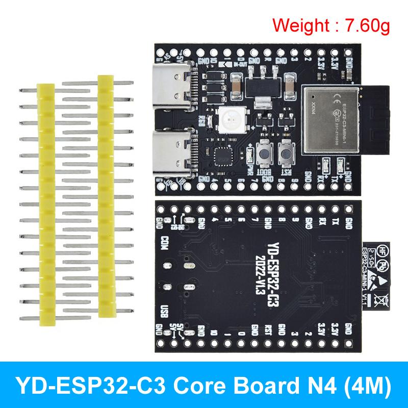 TZT ESP32/ ESP32-S3/ESP32-C3 Dual Type-C Development Board ESP32-C3-DevKitM-1 ESP32-C3-MINI-1 ESP32-S3-DevKitC-1 N16R8