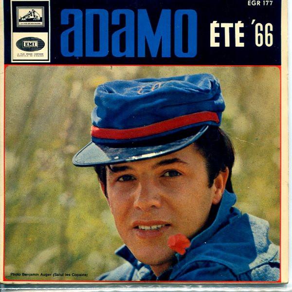 7inch Record ADAMO Ete 66 EGR177 LA VOIX DE SON 1966 Belgium Pop Used