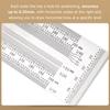 Stainless Steel Ruler, Hole Positioning Gauges Woodworking Tool Multifunctional Carpenter Measuring Tool for Artists Designers Engineers