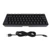 Wireless Keyboard RGB Backlit 61 Keys Rechargeable 2.4G Gaming Keyboard Supports Sleep Mode for PC