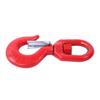 3 Ton Locking Swivel Hook 5/8" G80 Alloy Steel Lifting Hook Rigging with Latch