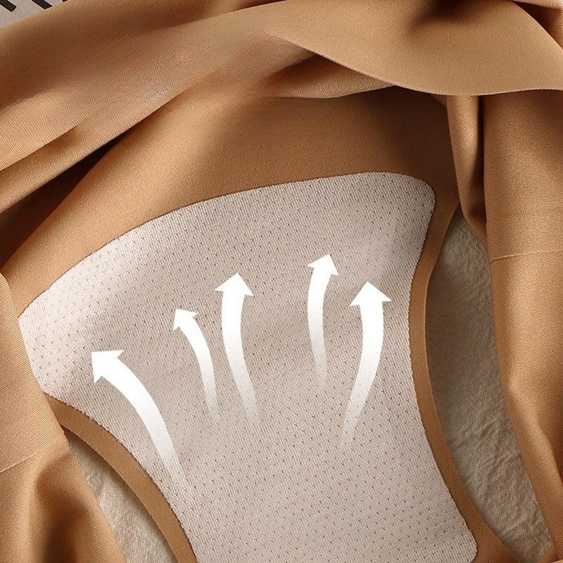 Women Solid Color Seamless Panties Female Mid-waist Skin-friendly Briefs Comfortable Casual Underwear