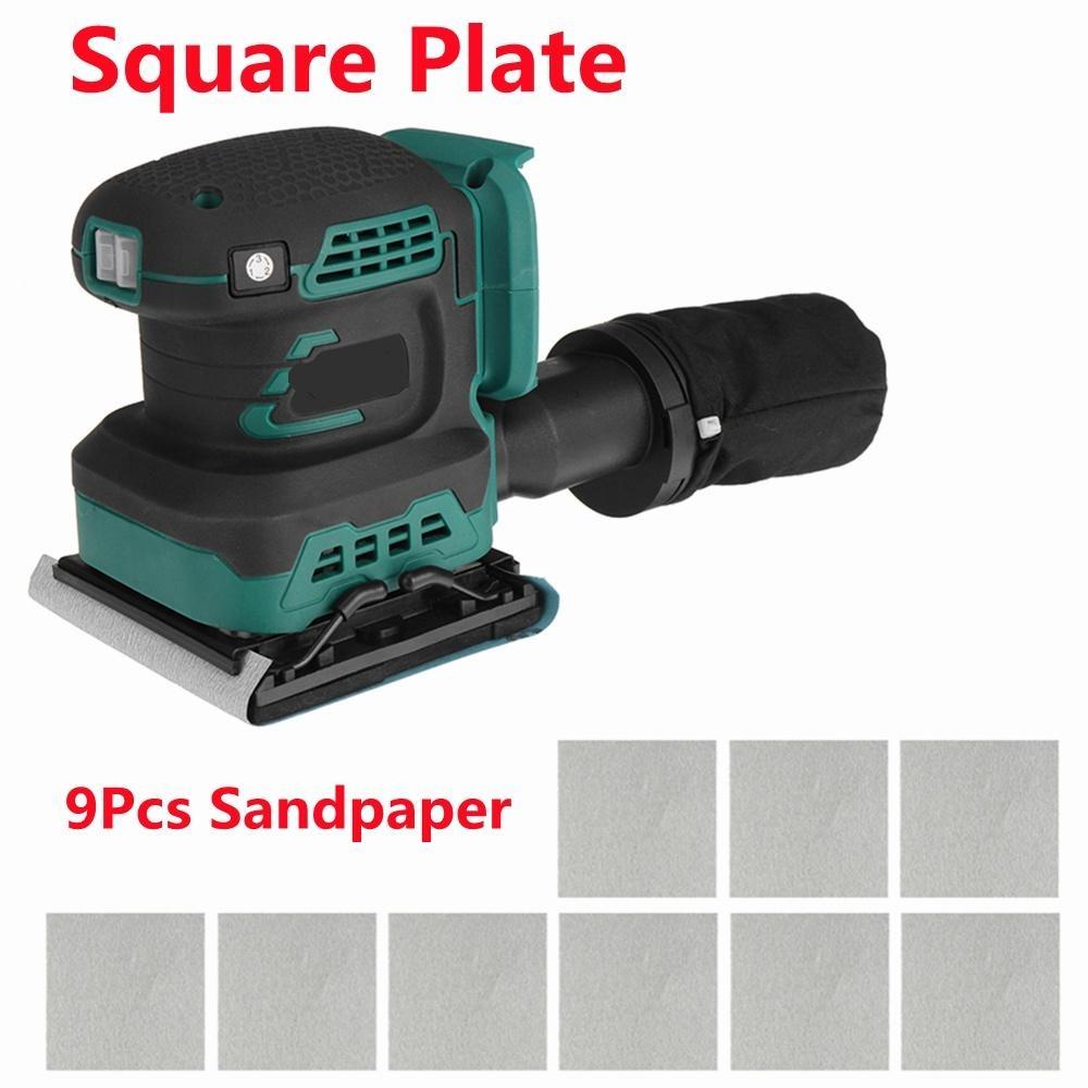 Cordless Rechargable Random Orbital Electric Sander With Sandpaper Wood Grinder Polishing Grinding Machine